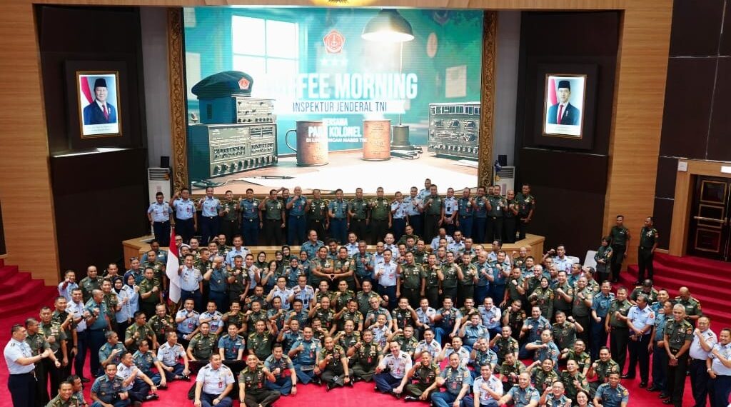 Irjen TNI Gelar Coffee Morning Bersama Para Kolonel Jajaran Mabes TNI
