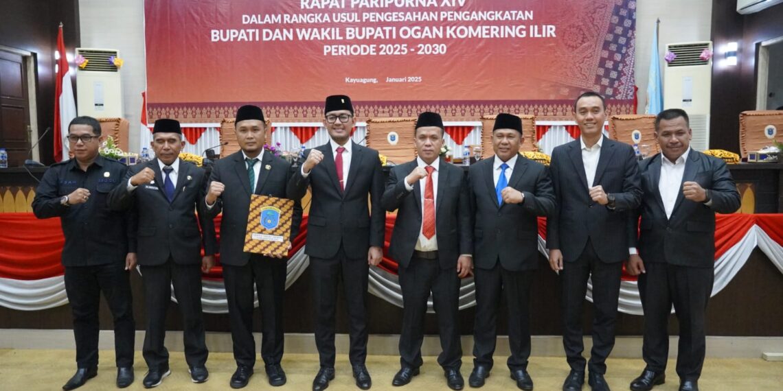 DPRD OKI Gelar Paripurna Usulan Pengesahan Pelantikan Bupati Wakil Bupati OKI Terpilih