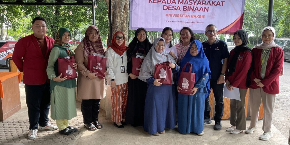Dosen dan Mahasiswa Universitas Bakrie Gelar Pengabdian Kepada Masyarakat di Pancoran Jakarta Selatan