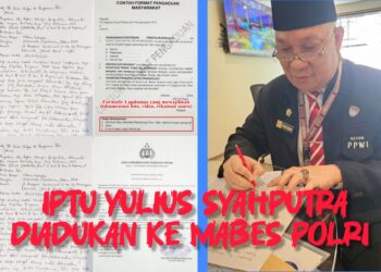 Wilson Lalengke Adukan Iptu Yulius Syahputra Atas Perlakuan Diskriminatif ke Kadiv Propam Polri