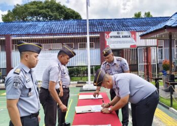 Rutan Tarutung Laksanakan Pencanangan Pakta Integritas dan Tanda Tangani Perjanjian Kinerja Tahun 2025