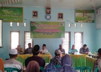 Desa Lubuk Sanai I Gelar Musdes Laporan Realisasi Pertanggung Jawaban Belanja Tahun Anggaran 2024