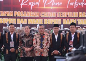 Pj Bupati Dairi Sampaikan Terimakasih Pada Masyarakat, Pilkada Berjalan Baik, KPU  Tetapkan Paslon Terpilih