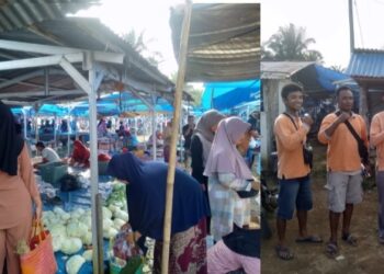 Pasar Sore Sumber Rezeki Desa Sido Makmur, Belum Mendapat Bantuan Dari Pemerintah Kabupaten Daerah