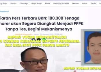 Ahmad Yusan Jadi Korban Kebijakan BKPSDM Jembrana, Tak Bisa Ikut PPPK Paruh Waktu