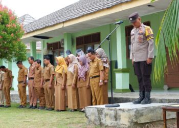 Kapolsek Way Serdang AKP Heri Ramanda Goes To School