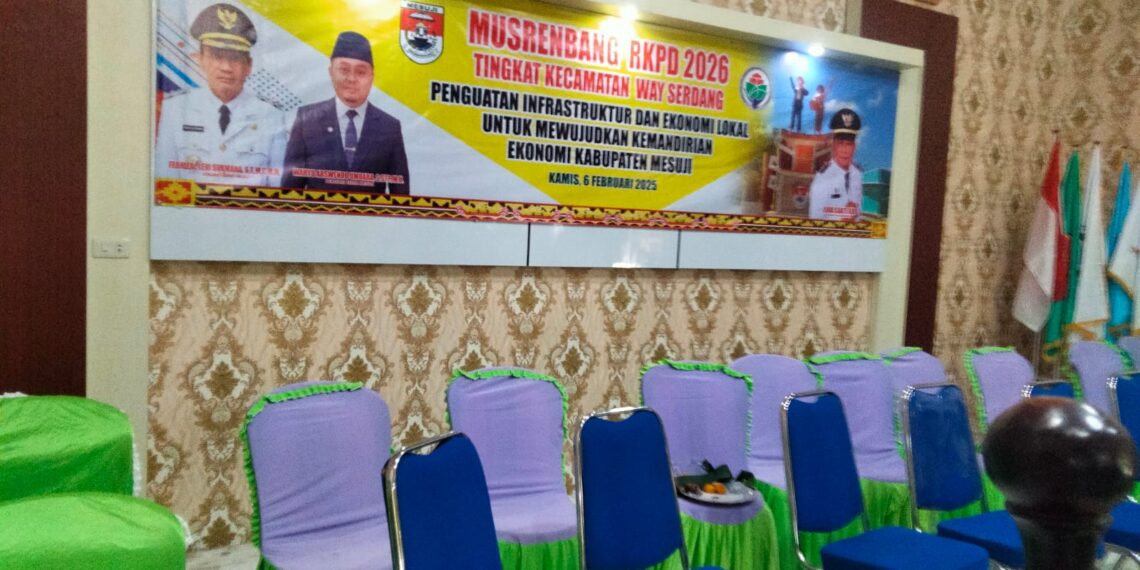 Musrenbang Tingkat Kecamatan Way Serdang Penuh Semangat, Bahas Rencana Pembangunan 2026