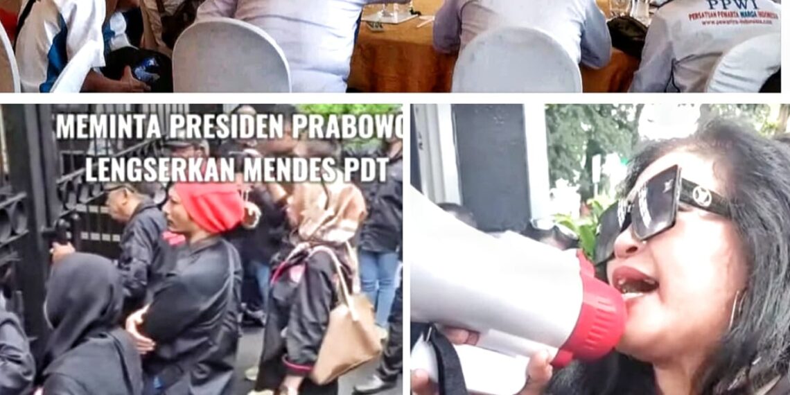 Orasi Mendes Terus Memanas : Diduga Lindungi Kades Korup, Wartawan dan LSM Protes Keras