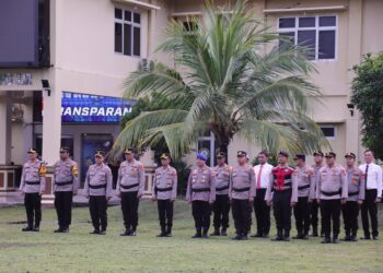 Gelar Pasukan Operasi Keselamatan Musi 2025, Satlantas Polres OKI Siap Laksanakan Operasi