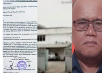 LSM HAS Desak PT. Incasi Raya Grup Kembalikan 1.200 Hektar Tanah Ulayat Silaut