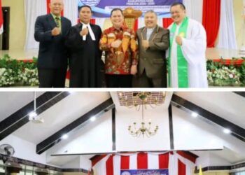 PJ Bupati Dairi Hadiri Pelantikan Pengurus Persekutuan Gereja Gereja Indonesia Daerah Kabupaten Dairi Periode 2025-2030