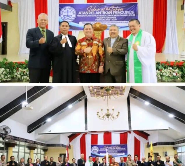 PJ Bupati Dairi Hadiri Pelantikan Pengurus Persekutuan Gereja Gereja Indonesia Daerah Kabupaten Dairi Periode 2025-2030