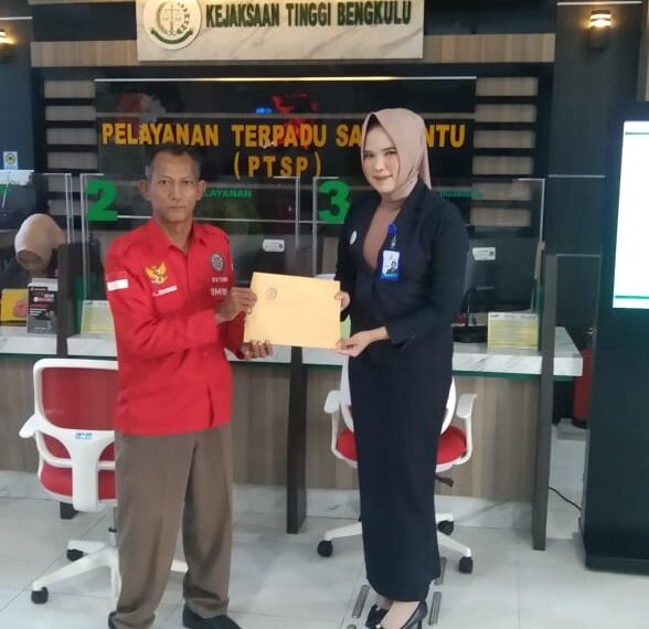 Desa Air Sebayur di Laporkan Ormas OMBB ke Kejati Bengkulu