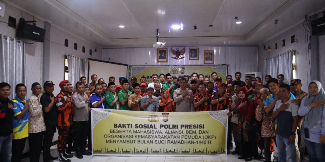 Sambut Bulan Suci Ramadhan 1446 H, Polres Mukomuko Pembagian Baksos Polri Presisi 2025