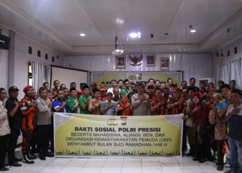 Sambut Bulan Suci Ramadhan 1446 H, Polres Mukomuko Pembagian Baksos Polri Presisi 2025
