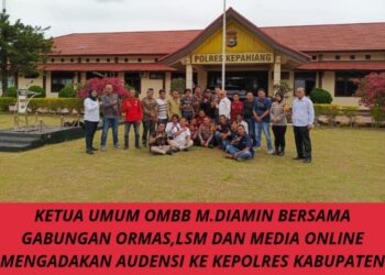 Ketum OMBB PMN Audinsi ke Polres Kab. Kepahiang Bersama Rekan-Rekan Ormas dan LSM Juga Media Onlen