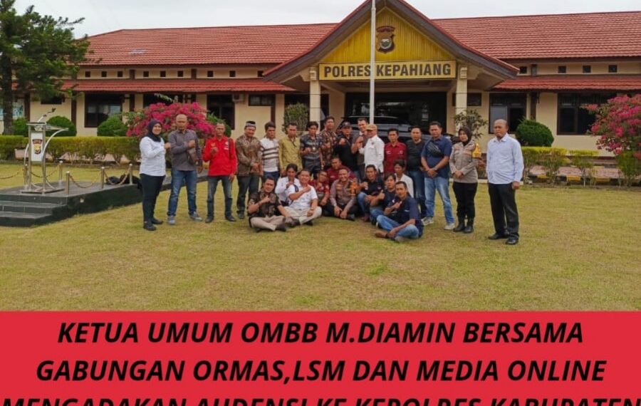 Ketum OMBB PMN Audinsi ke Polres Kab. Kepahiang Bersama Rekan-Rekan Ormas dan LSM Juga Media Onlen