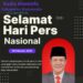 Kepala Dinas Kominfo Kab. Mukomuko dan Jajaran Ucapkan Hari Pers Nasional, 9 Februari 2025