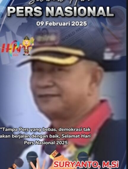 Kepala Dinas Parkim dan Jajaran Ucapkan Hari Pers Nasional, 9 Februari 2025