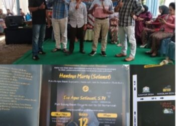 PPWI Bengkulu Hadiri Acara Pernikahan Anak Kepala Desa Tirta Mulya, Supriyanto