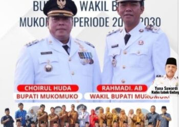 Pemdes Lubuk Gedang dan Jajaran Ucapkan Selamat Atas Dilantik Bupati dan Wakil Bupati Mukomuko Periode 2025-2030