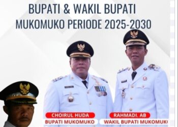 Pemdes Arah Tiga dan Jajaran Ucapkan Selamat Atas Dilantik Bupati dan Wakil Bupati Mukomuko Periode 2025-2030