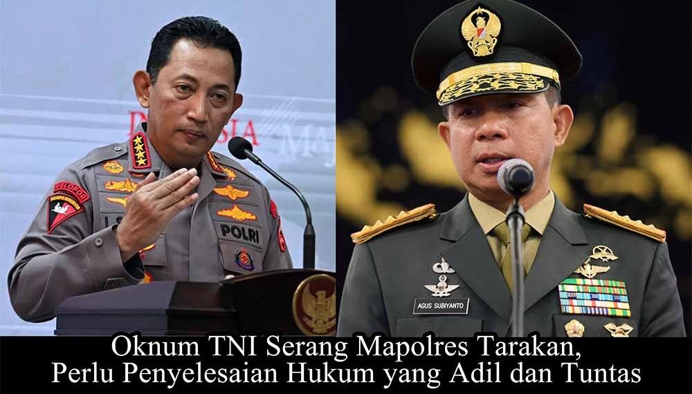Oknum TNI Serang Mapolres Tarakan, Wilson Lalengke: Perlu Penyelesaian Hukum yang Adil dan Tuntas