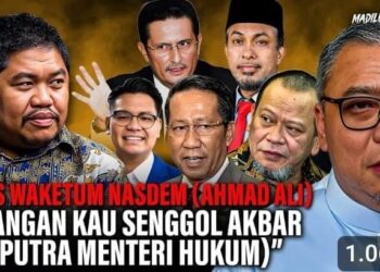 Eks Waketum DPP Nasdem Ahmad Ali Diduga Kuat Terlibat Money Politik Wakil Ketua MPR RI