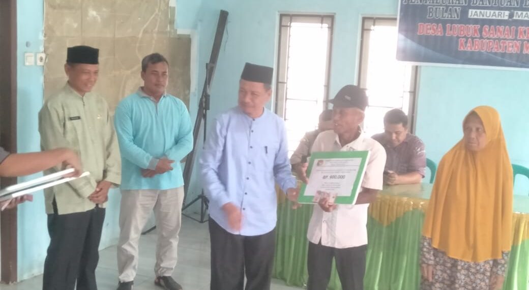 Penyaluran BLT DD Periode Bulan Januari -Maret 2025 Desa Lubuk Sanai