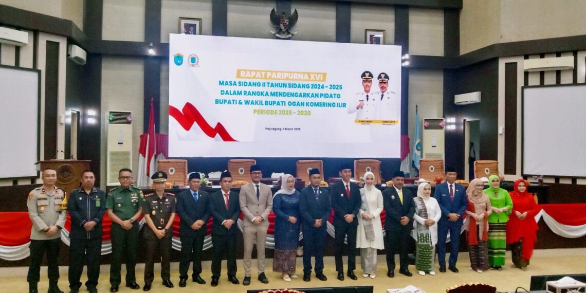 Rapat Paripurna DPRD OKI Sukses Digelar, Bupati dan Wakil Bupati Sampaikan Visi dan Misi