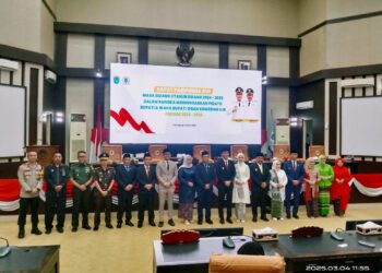 Rapat Paripurna DPRD OKI Sukses Digelar, Bupati dan Wakil Bupati Sampaikan Visi dan Misi