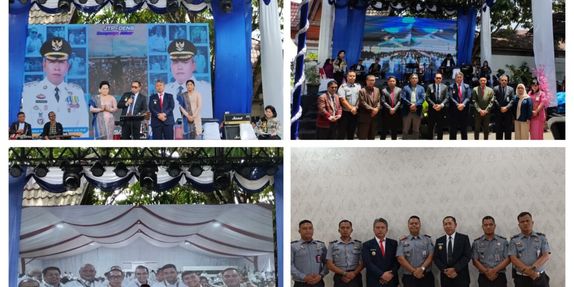 Kepala Rutan Tarutung Beserta Jajaran Hadiri Syukuran Pelantikan Bupati dan Wakil Bupati Tapanuli Utara Periode 2025 – 2030
