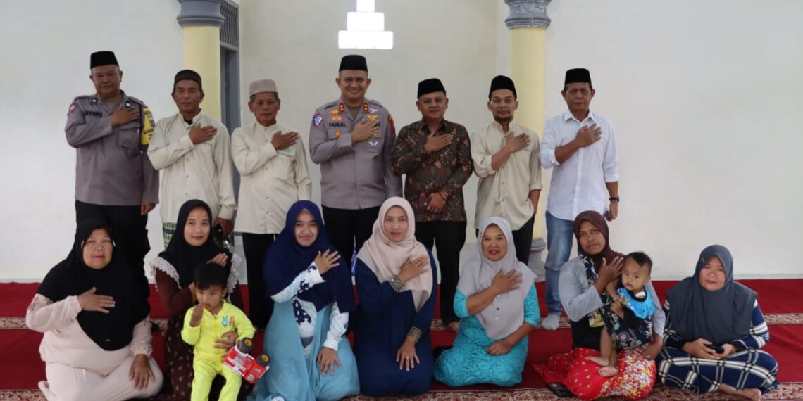 Miliki Tanggung Jawab Sosial, Polres Dairi Berikan Bantuan Renovasi Mushola Nurul Ikhlas