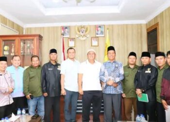 Wakil Bupati Dairi Wahyu Sagala Menerima Audensi Ketua Amil Zakat Nasional