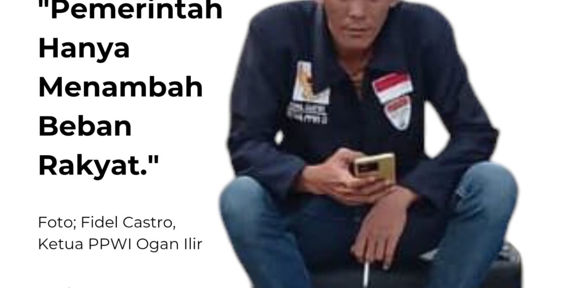 Ketua DPC PPWI Ogan Ilir Kutuk Keras Pejabat Koruptor: “Pemerintah Hanya Menambah Beban Rakyat!