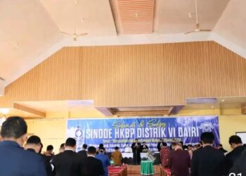 Bupati Dairi Diwakili Asisten Administrasi Umum Oloan Hasugian Menghadiri Sinode HKBP Distrik VI Kab Dairi