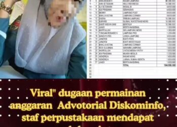 Viral”Dugaan Permainan Anggaran Adventorial Diskominfo Mesuji, Staff Perpustakaan Mendapatkan Puluhan Juta Rupiah