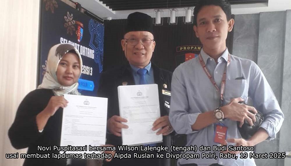 Ingkar Janji, Penyidik Polrestro Jakarta Barat Aipda Ruslan Dipropamkan