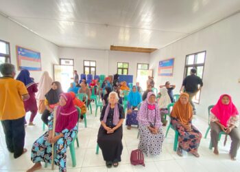 Pemerintah Desa Tiyuh Balam Jaya Melaksanakan Pembagian BLT Tahap I, Masyarakat Sambut Baik