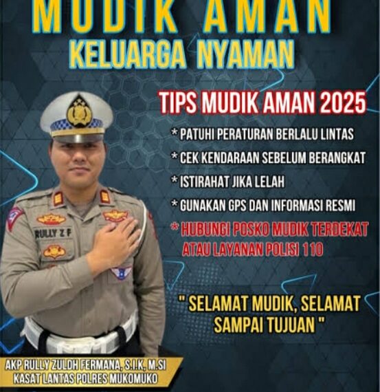 PEMETAAN,”PADAT ARUS MUDIK, SATLANTAS POLRES MUKOMUKO”.