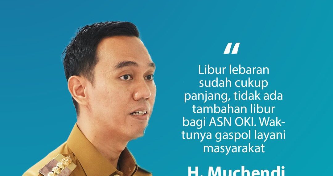 Libur Lebaran Usai, Bupati Muchendi ke ASN: Liburnya Sudah Cukup, Ayo Gaspol Layani Masyarakat!