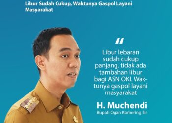 Libur Lebaran Usai, Bupati Muchendi ke ASN: Liburnya Sudah Cukup, Ayo Gaspol Layani Masyarakat!