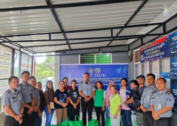 Sambut Peringatan Hari Bakti Pemasyarakatan Ke-61, Rutan Tarutung Gelar Bakti Sosial kepada Masyarakat yang Kurang Mampu