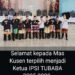 Kusen Terpilih Sebagai Ketua IPSI Kabupaten Tulang Bawang Barat