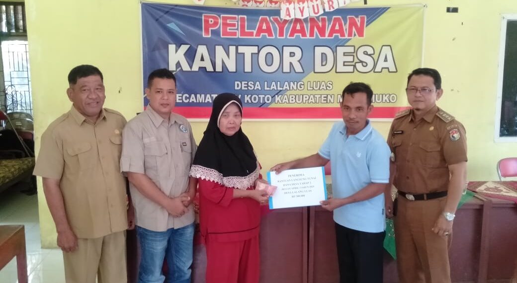 BLT DD Tahap Dua Desa Lalang Luas Telah Dibagikan