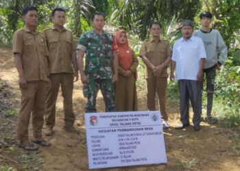 Pemerintah Desa Talang Petai Menggelar Pra Pelaksanaan Pembangunan Fisik Dana Desa Tahun 2025