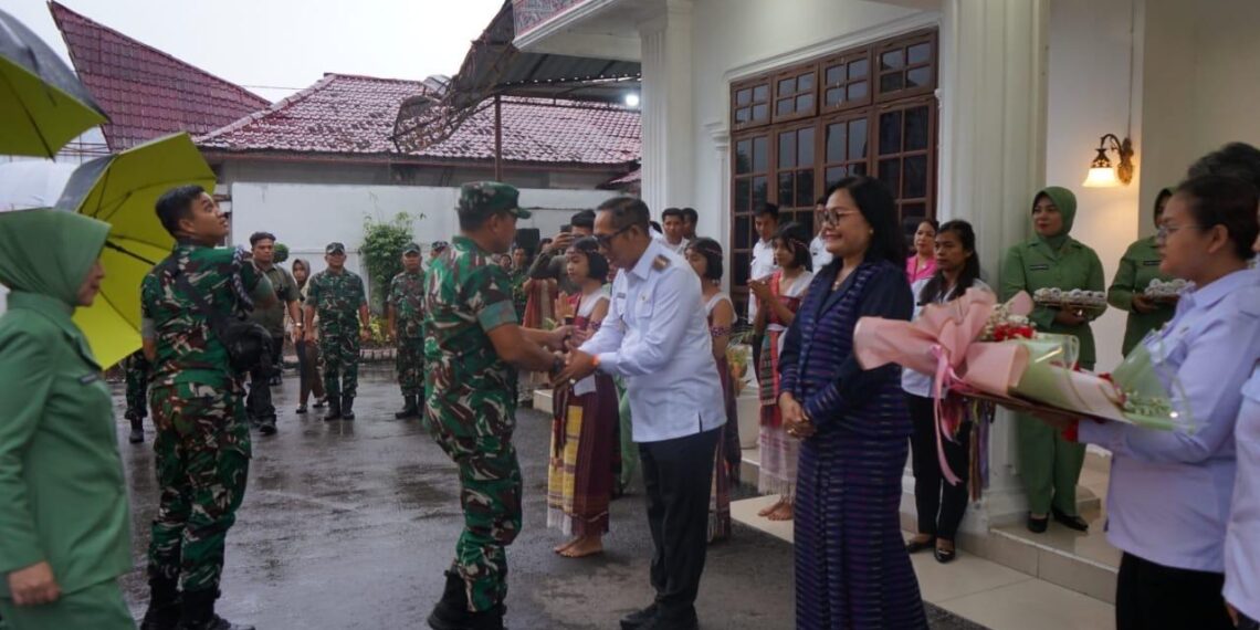 Bupati dan Wakil Bupati Tapanuli Utara Sambut Kunjungan Kerja Pangdam I/Bukit Barisan Mayjen TNI Rio Firdianto