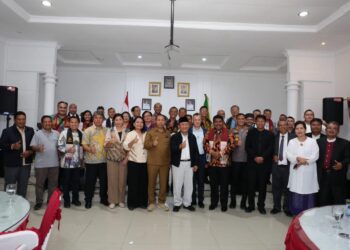 Bupati dan Wakil Bupati Taput Gelar Ramah Tamah dan Makan Malam Bersama Panitia Paskah Raya Nasional