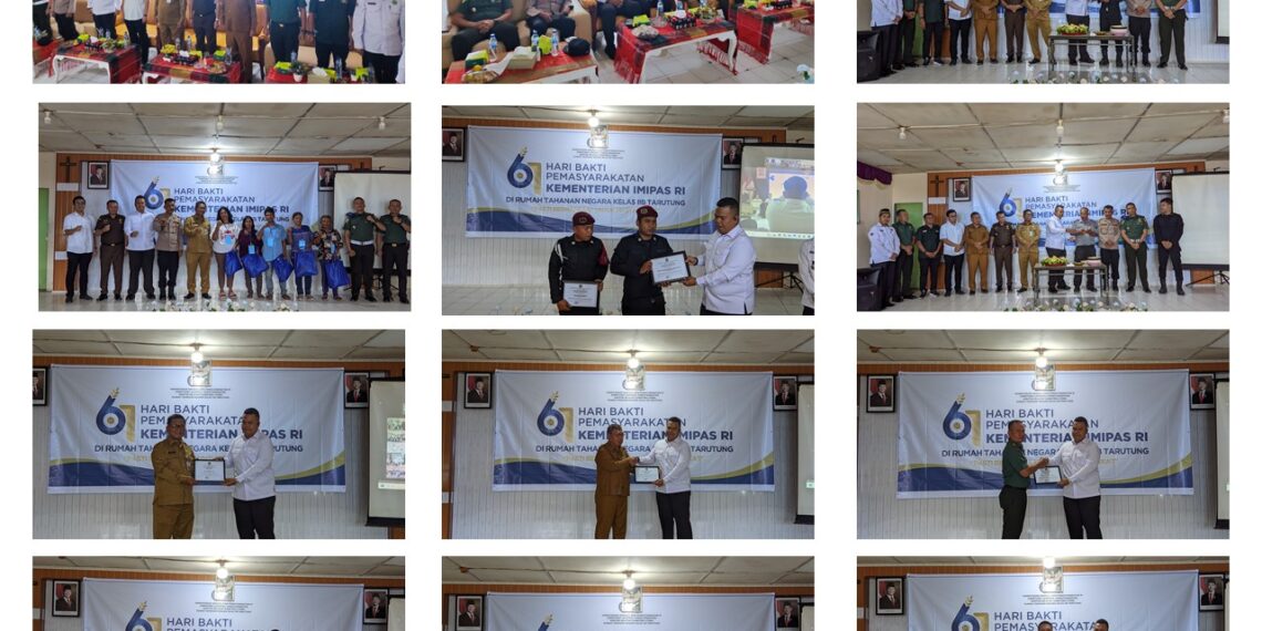 Rutan Tarutung Gelar Tasyakuran Hari Bakti Pemasyarakatan Ke-61 Bersama Forkopimda dan Mitra Kerja Pemasyarakatan Wilayah Tapanuli Utara