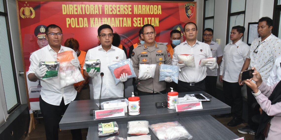 Polda Kalsel Bongkar Jaringan Narkoba Terafiliasi Fredy Pratama